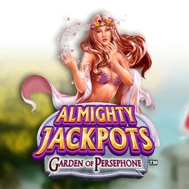 Official Jackpots logo: Almighty Jackpots: Garden of Persephone by Novomatic at Vox Casino
