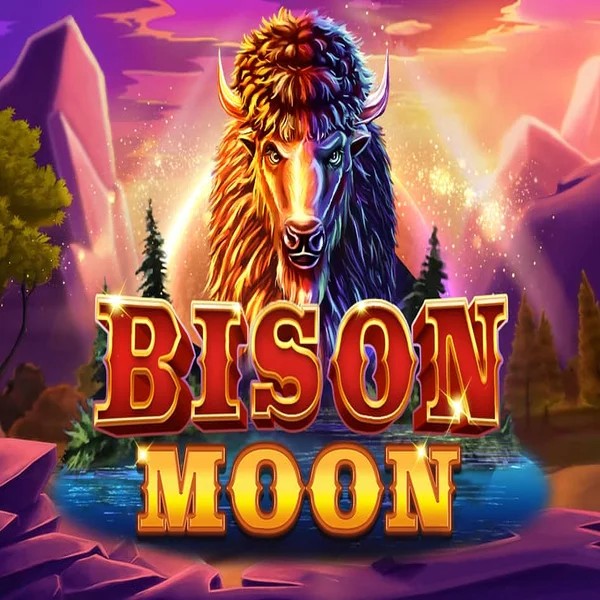 Bison Moon logo – Slots by Northern Lights Gaming at Vox Casino