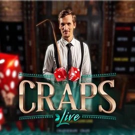 Live Craps slot icon by Evolution, available at Vox Casino