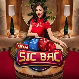 Mega Sic Bac slot logo by Pragmatic Play at Vox Casino