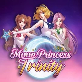 Slots logo of Moon Princess Trinity from Play'n GO at Vox Casino