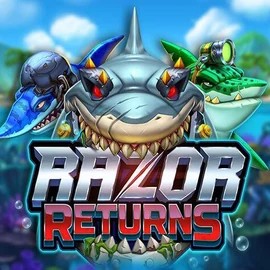 Razor Returns slot icon by Push Gaming, available at Vox Casino