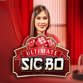 Ultimate Sic Bo slot logo by Ezugi at Vox Casino